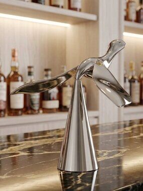 Umbra Tipsy Balancing Bird Bottle Opener Silver